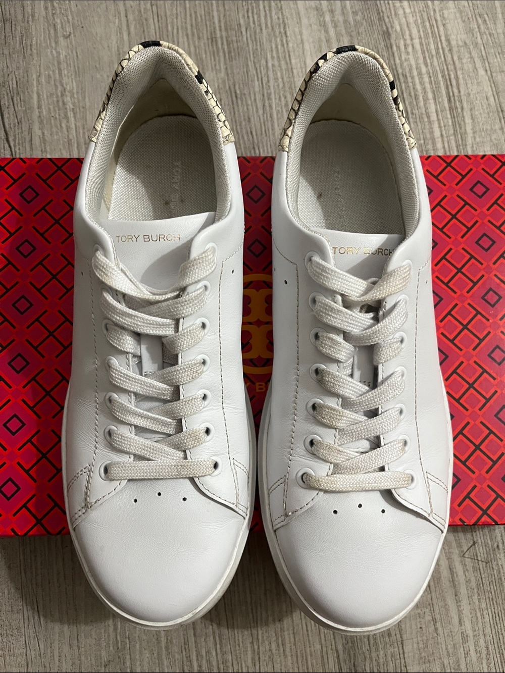 Tory Burch Leather Sneakers